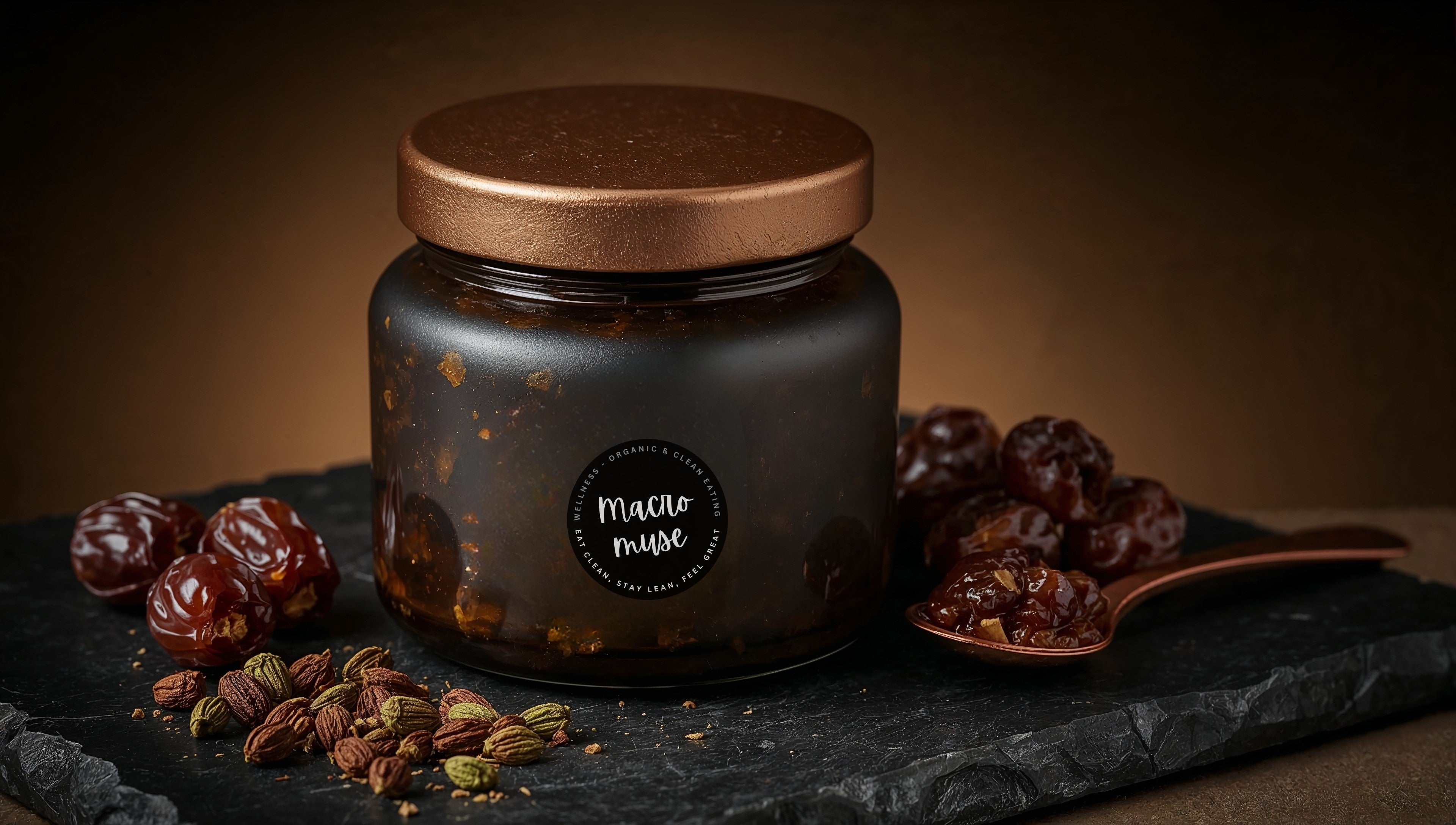 Ajwa Date Confit & Green Cardamom