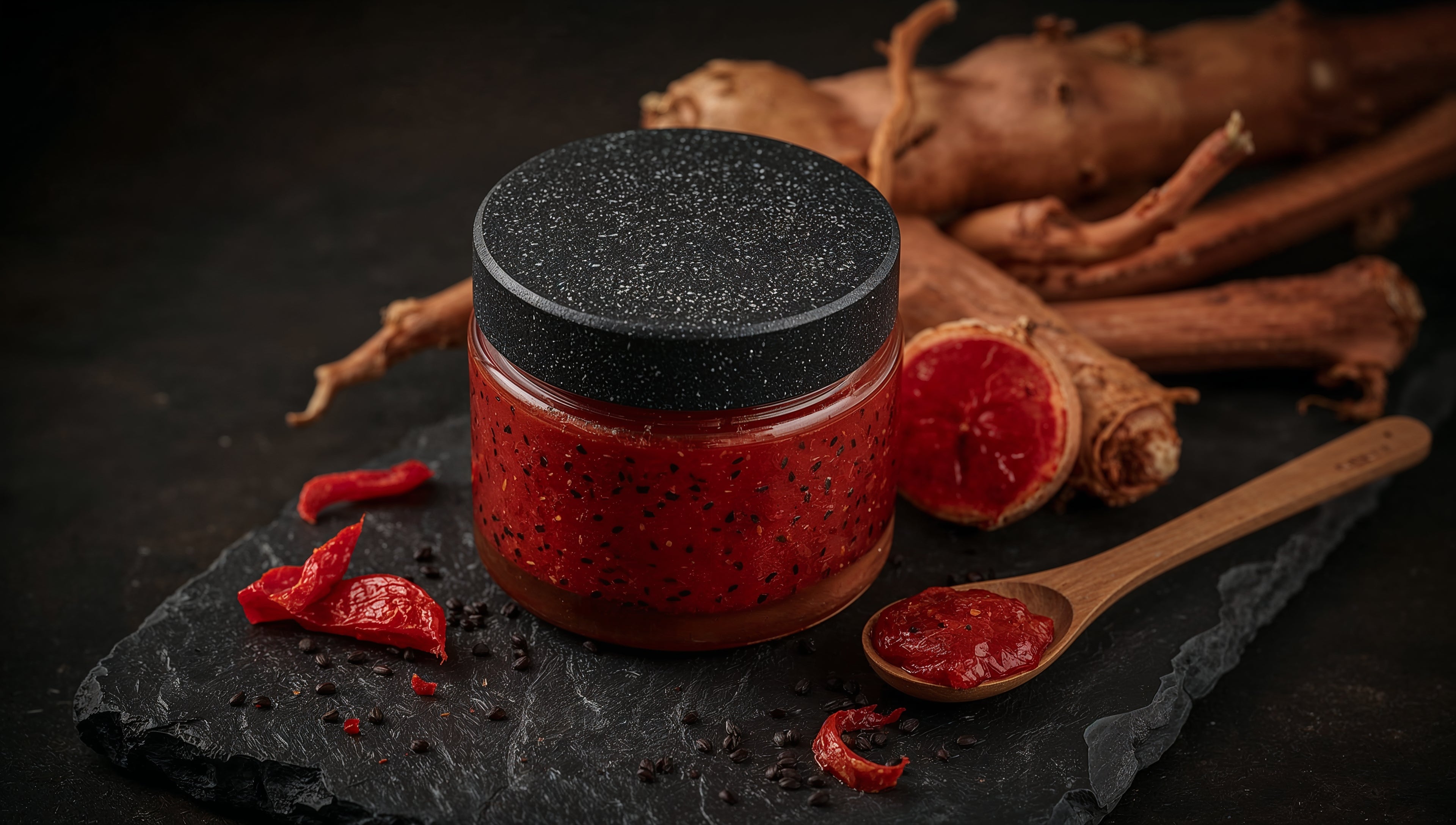 Spicy Paste of Red Galangal & Black Sesame