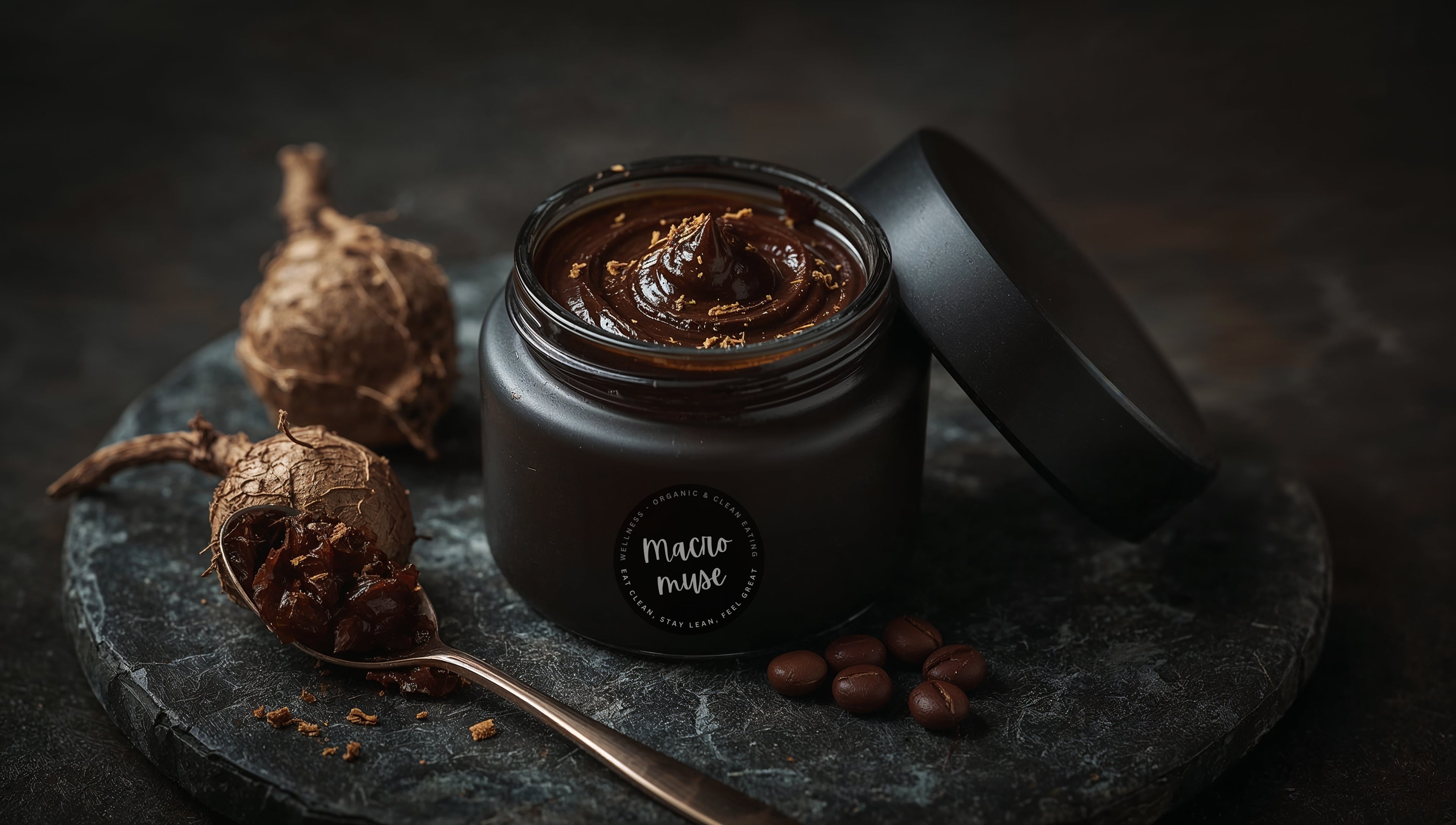 Black Maca Root Paste & Grated Tonka Beans