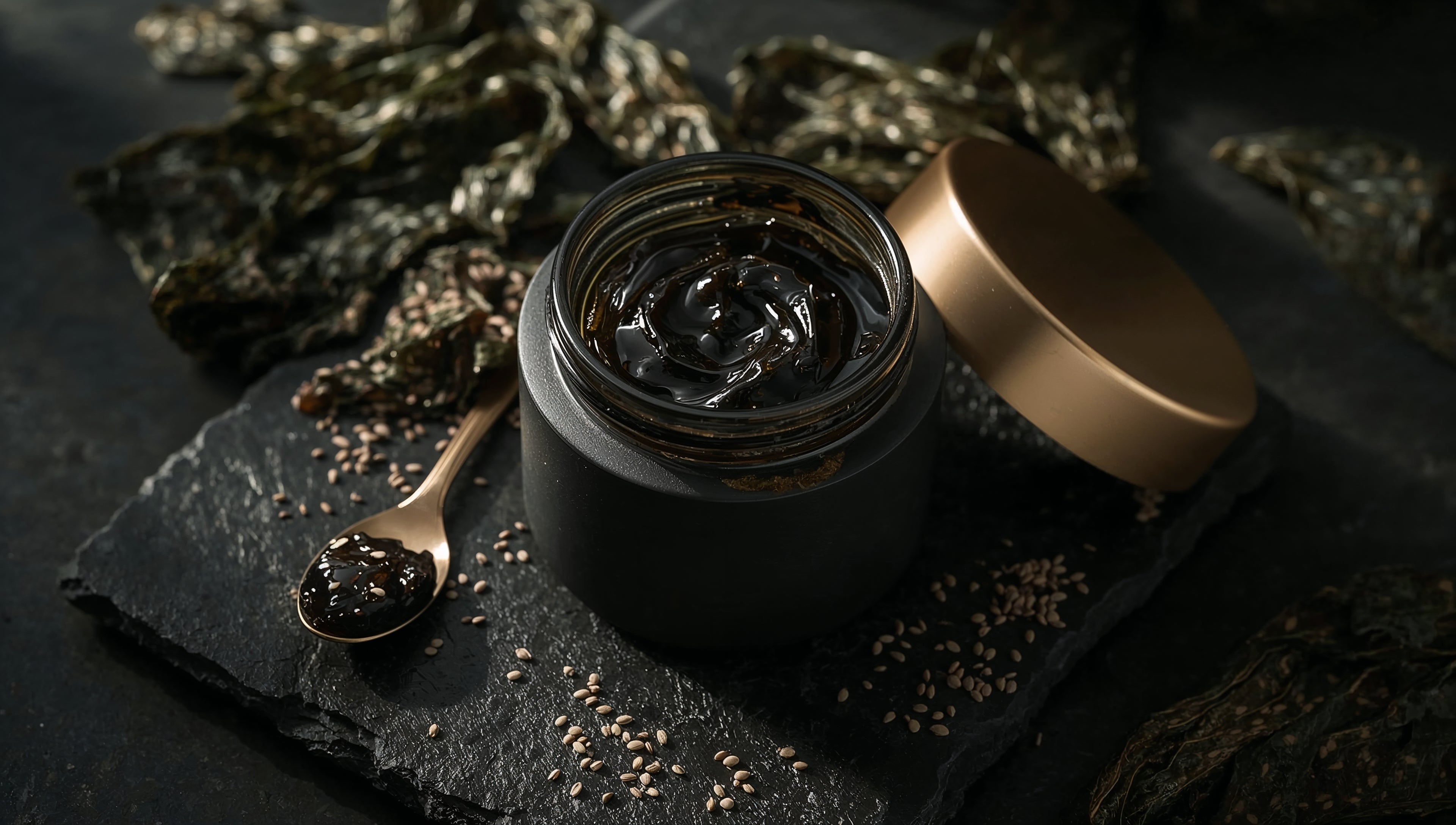 Black Kombu Paste & Golden Sesame Oil