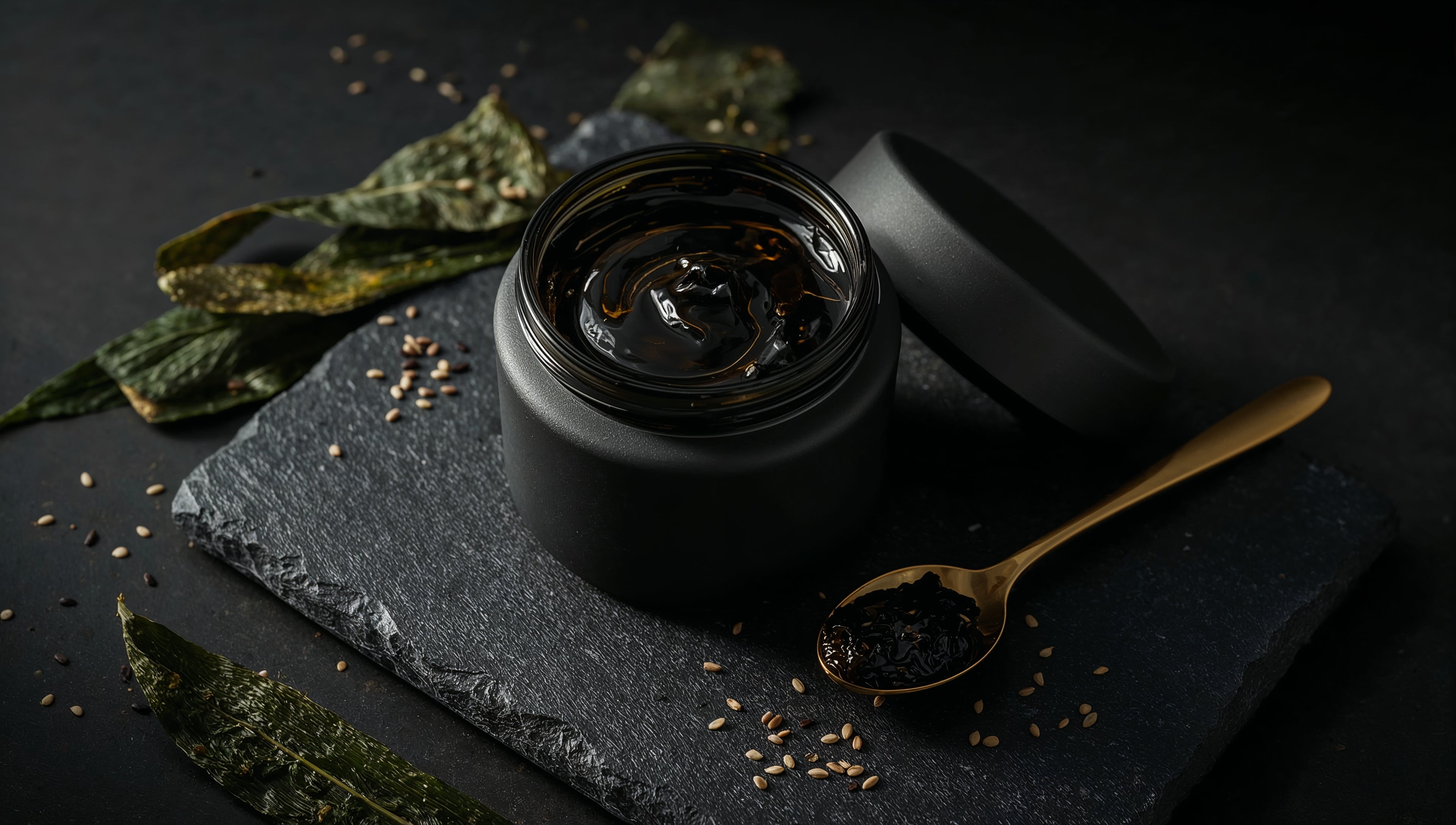 Black Kombu Paste & Golden Sesame Oil