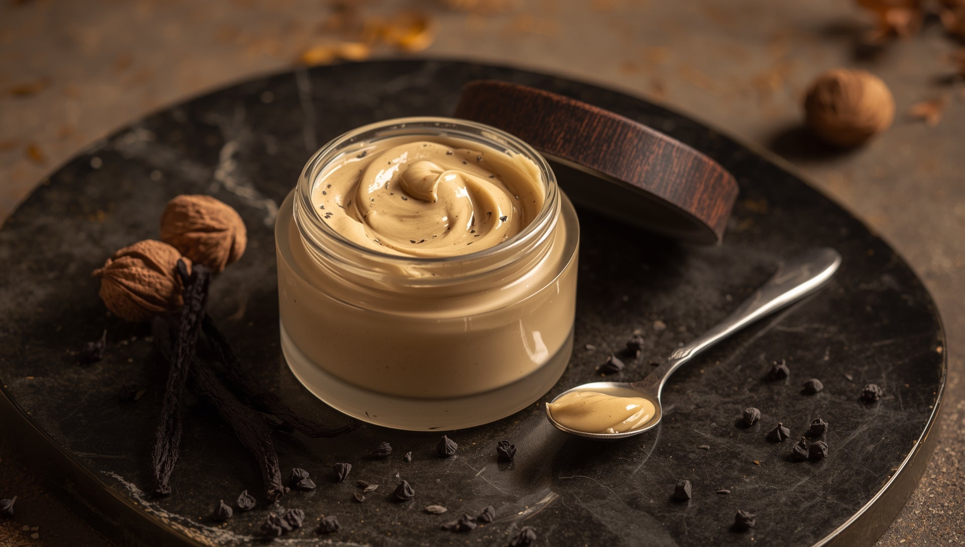 Fermented Tiger Nut Cream with Black Vanilla