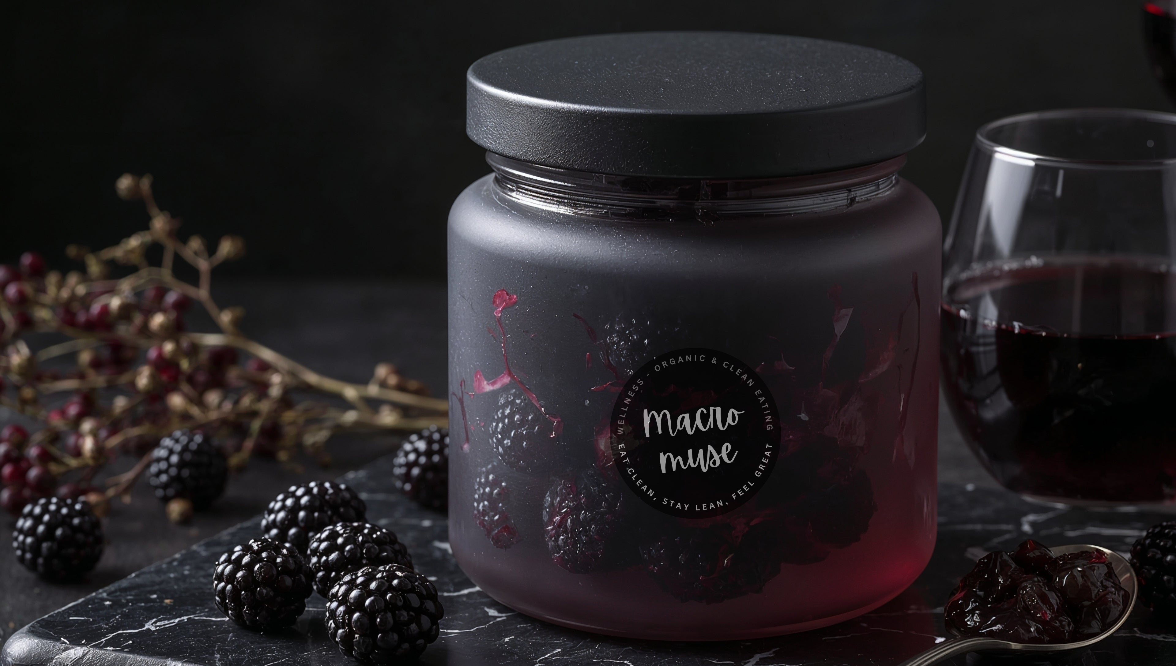 Gourmet Confit of Wild Blackberries & Aged Red Wine