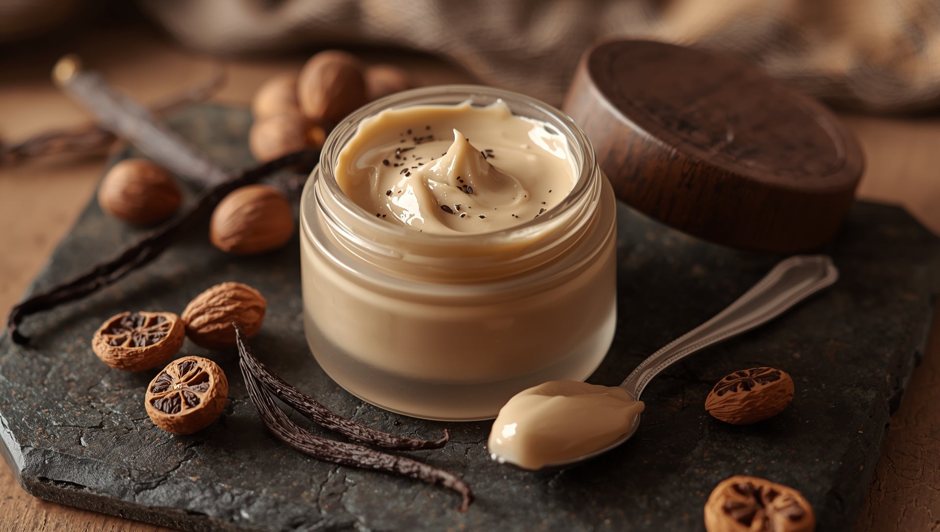 Fermented Tiger Nut Cream with Black Vanilla